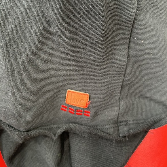 Peace love World Ruffled Bell Sleeve Sweatshirt - Picture 5 of 7